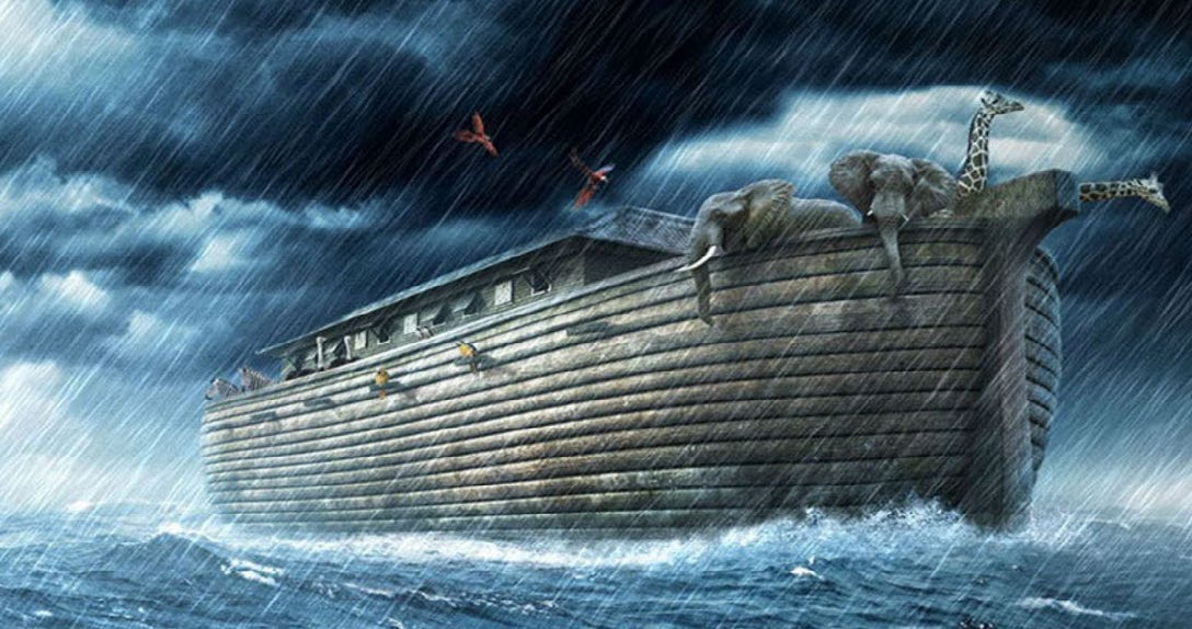 Noach’s ark riding out the storm